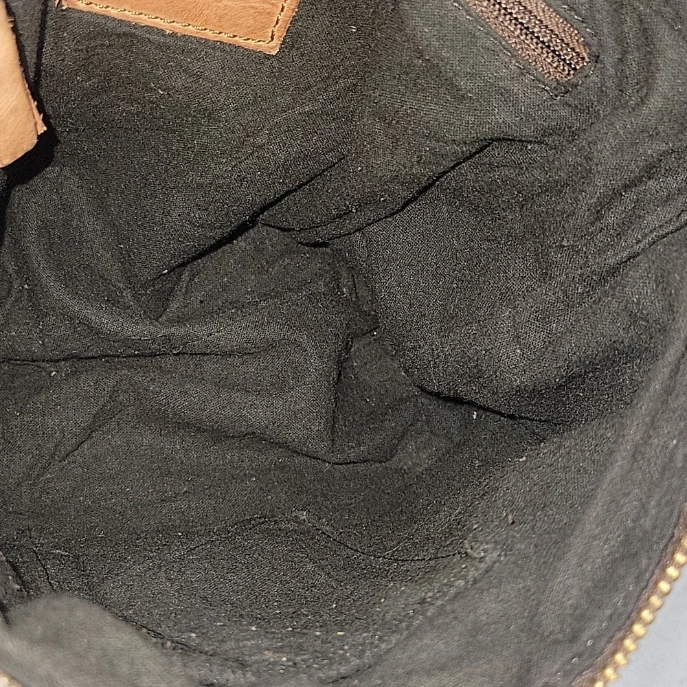 Harbour 2Nd for Anthropologie Brown Leather Crossbody Bag